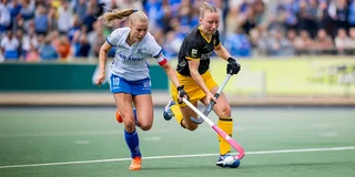 Duel tussen Luna Fokke en Charlotte Englebert.  Frank Uijlenbroek/Worldsportpics