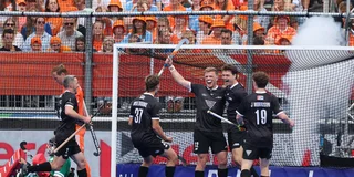 Nieuw-Zeeland komt op voorsprong via James Hickson. Foto: Willem Vernes
