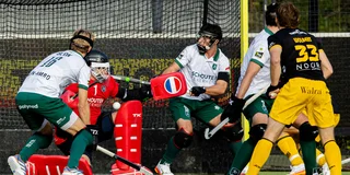 Derk Meijer in actie tijdens Rotterdam-Den Bosch. Foto: Willem Vernes