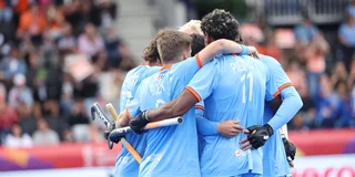 Blijdschap bij Oranje na zege op Argentinië. Foto: Willem Vernes