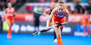 Marijn Veen tijdens de WK-finale tegen Argentinië. 