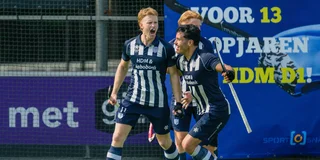 Het juichen van Fabian Verzuu: inmiddels een vertrouwd beeld dit seizoen. Foto: Bart Scheulderman