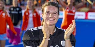 Een brede lach op het gezicht van Josine Koning. Foto: Willem Vernes
