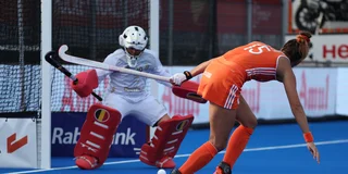 De rake uithaal van Matla tegen België. 
