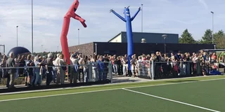 Feestelijke opening nieuw veld Ommen. Foto: Instagram mhcommen