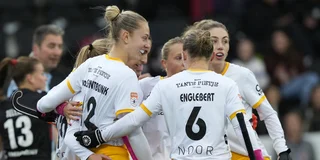 Den Bosch viert de zege op Amsterdam. Foto: Ewout Pahud de Mortanges