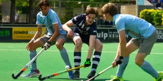 Wedstrijdbeeld HDM-Xenios JO18. Foto: Guido Scholtes