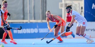 Dymph Luttge keerde terug na een zware kruisbandblessure. Foto: Worldsportpics/Frank Uijlenbroek