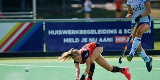 Beeld uit de wedstrijd tussen Spandersbosch en Kampong. Foto: Jeroen Netze