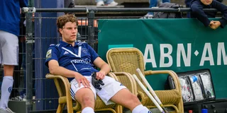 Bij verdediger Tim Knapper komt de uitschakeling hard aan. Foto: Bart Scheulderman 