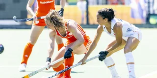 Marta Segú van Spanje in duel met Lisa Post. Foto: Willem Vernes