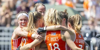 Juichen om één van de vele doelpunten van Oranje.