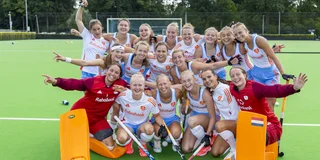 Jong Oranje Dames verdedigen in Valencia hun Europese titel van 2024. Foto: Willem Vernes