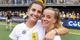 De Bossche goalgetters Frédérique Matla en Joosje Burg. 