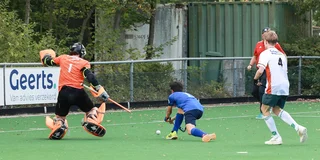 Beeld uit de wedstrijd Warande-Breda. Foto: Rene van Loon