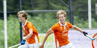 Blijdschap bij Rijk Tempelman na zijn doelpunt in de NK-finale. Foto: Willem Vernes