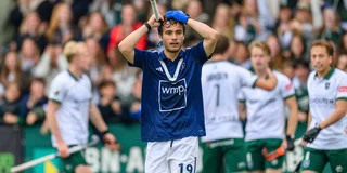 Pinoké-speler Luca Wolff is kapot van de nederlaag. Foto: Bart Scheulderman