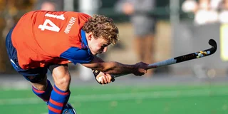Casper Hafkamp twee keer trefzeker voor SCHC tegen Almere. Foto: Ewout Pahud de Mortanges