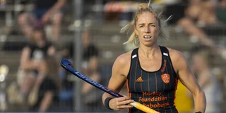 Van Geffen als Oranje-international. 