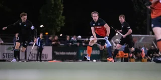 Ommoord kan niet stunten tegen HGC (1-2). Foto: Ewoud Verbakel