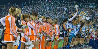 Argentinië viert de wereldtitel in 2010.