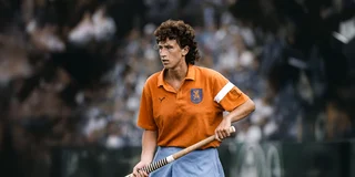 Marjolein Bolhuis-Eijsvogel in Oranje. 