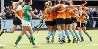 Blijdschap bij Groningen na een doelpunt. Foto: Jacob Gunter
