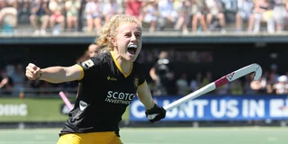 Lieve Wijckmans zet Den Bosch op voorsprong. Foto: Willem Vernes