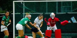 Beeld uit het duel tussen Tilburg en Push. Foto: Joram Vesters
