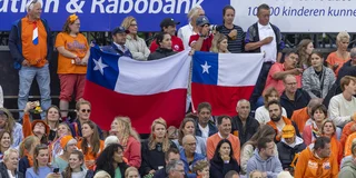 Support voor Chili ook in het Wagener Stadion tijdens het WK van 2022. Foto: Willem Vernes