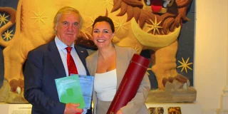 Kirsten van Vliet met André Bolhuis. Foto: Kirsten van Vliet