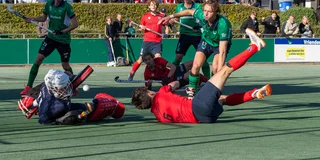 Nijmegen had het lastig op bezoek bij Push. Foto: Jan Kruijdenberg.
