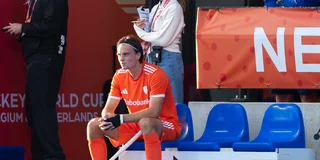 Duco Telgenkamp werd na zijn beuk met geel naar de kant gestuurd. Foto: WorldSportPics/Ewout Pahud de Mortanges