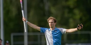 Deegan Huisman scoorde voor Hurley tegen Laren. Foto: Kees Boelhouwer