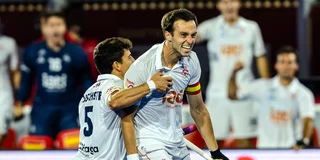 Blijdschap bij Marc Miralles na de 1-1 van Spanje. Foto: Worldsportpics/Rodrigo Jaramillo