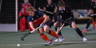 Ommoord zet een aanval op in het duel tegen HGC. Foto: Ewoud Verbakel