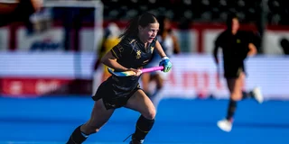 Famke van Heel in actie voor België. Foto: Worldsportpics/Will Palmer