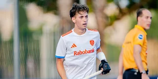 Van der Heijden als speler van Jong Oranje.