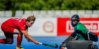 Keeper Diederik van den Hoek kreeg in de halve finales de voorkeur. Foto: Worldsportpics/Frank Uijlenbroek