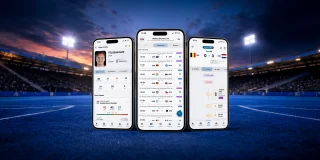 Voorbeelden uit de livescore-app van de FIH.