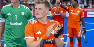 Koen Bijen na het duel met Nieuw-Zeeland.