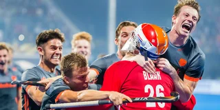 De Oranjemannen na het bereiken van de WK-finale van 2018.