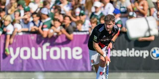 Robbert Kemperman in actie in de finale van de play-offs tegen Rotterdam. Foto: Bart Scheulderman