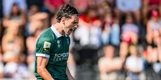 Pepijn van der Heijden heeft Rotterdam uit een strafbal op 2-0 gezet. Foto: Bart Scheulderman