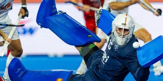 Luis Calzado in actie tegen België. Foto: Worldsportpics/Rodrigo Jaramillo