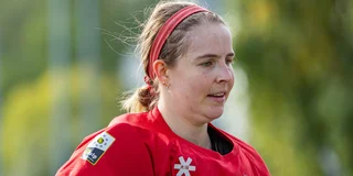 De Amerikaanse keepster Kelsey Bing is bij Rotterdam één van de uitblinkers van dit seizoen. Foto: Willem Vernes