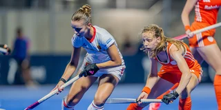 Anouk Slotema tijdens de finale van het EK tegen Spanje. Foto: Worldsportpics/Frank Uijlenbroek