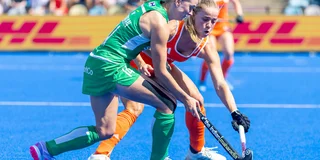 Beeld uit de laatste Nederland-Ierland, tijdens het EK 2025 (2-0).