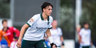 Timme van der Heijden in het duel met Oranje-Rood. 