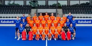 De WK-selectie van de Oranjemannen. 